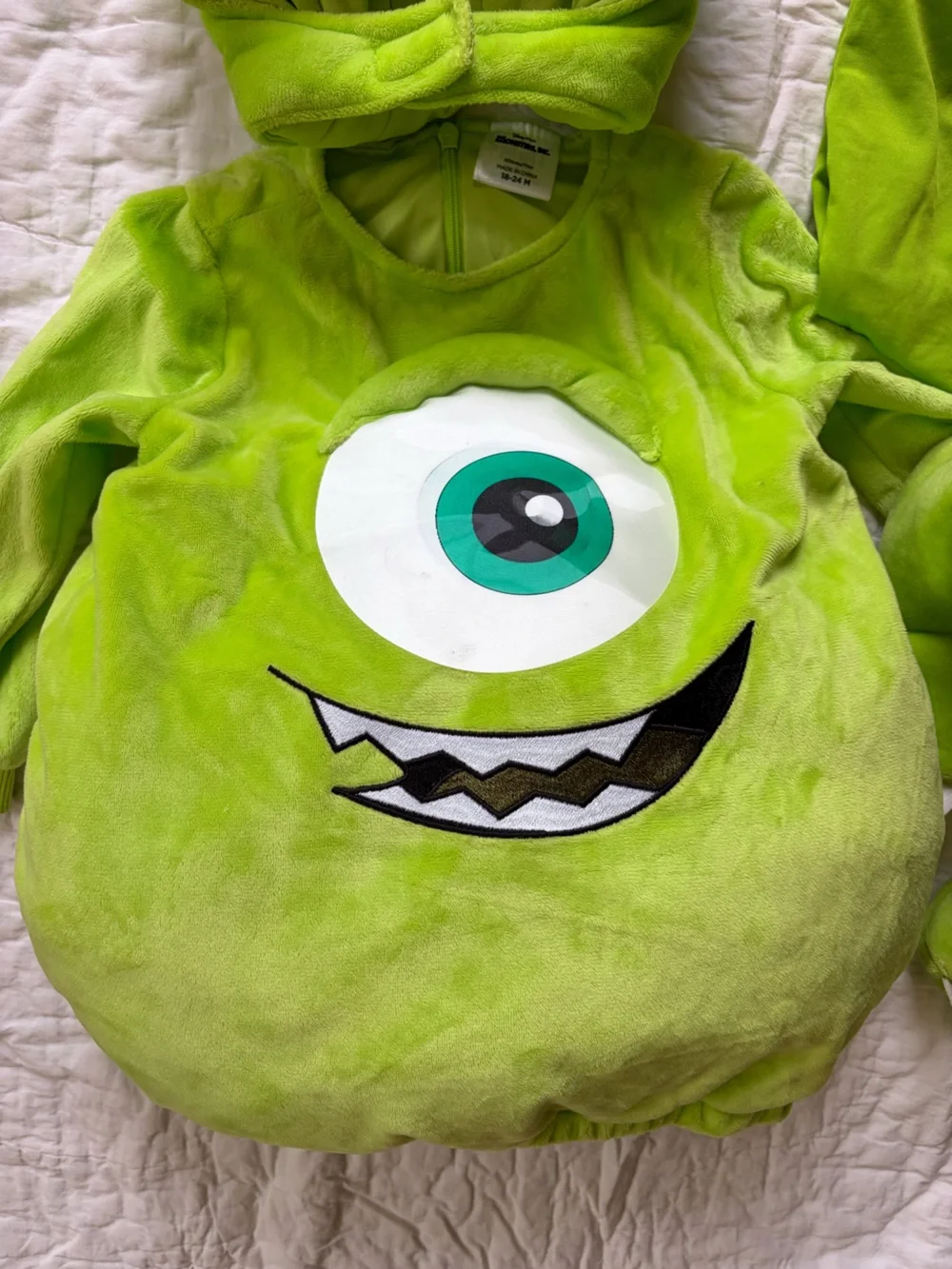 Monsters Inc - Mike Wazowski Halloween Costume, 18-24 months - Picture 3 of 5